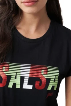 Tee Shirt SALSA SAMARA Black -Promos Femme T-Shirt Magasin salsa 126093 0000 4