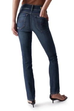 Jean SALSA SECRET PUSH IN SLIM Blue Délavé -Promos Femme T-Shirt Magasin salsa 126624 8504 3