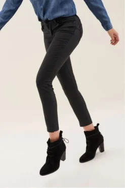 Jeans SALSA WONDER PUSH UP CROPPED Coating Black