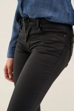 Jeans SALSA WONDER PUSH UP CROPPED Coating Black -Promos Femme T-Shirt Magasin salsa 16363 4