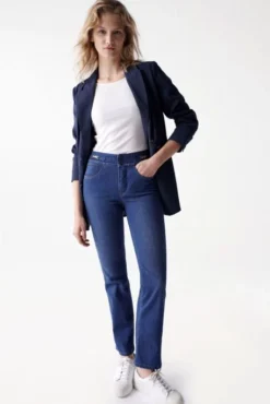 Jean SALSA SECRET PUSH IN STRAIGHT Blue