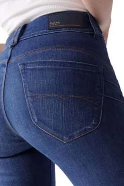 Jean SALSA SECRET PUSH IN STRAIGHT Blue 11 Jean SALSA SECRET PUSH IN STRAIGHT Blue -Promos Femme T-Shirt Magasin salsa 21006521 853 5