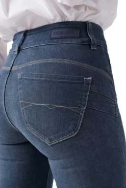 Jean SALSA SECRET PUSH IN STRAIGHT Green Cast -Promos Femme T-Shirt Magasin salsa 21006850 856 5