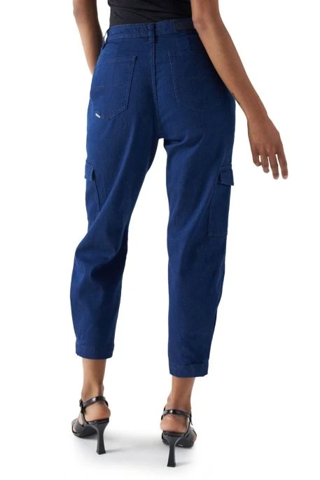 Pantalon SALSA CARGO DENIM Dark Wash 3 Pantalon SALSA CARGO DENIM Dark Wash – Image 3