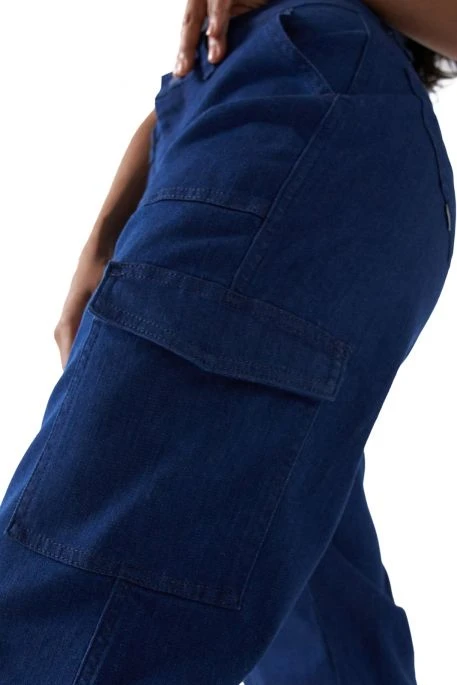 Pantalon SALSA CARGO DENIM Dark Wash 4 Pantalon SALSA CARGO DENIM Dark Wash – Image 4
