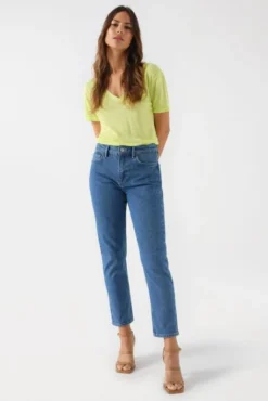 Tee Shirt SALSA EN LIN Lemon -Promos Femme T-Shirt Magasin salsa 21008469 511 1