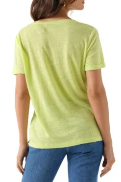 Tee Shirt SALSA EN LIN Lemon