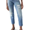 Jean SALSA TRUE CROPPED SLIM Blue