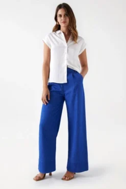 Chemisier SALSA Blanc -Promos Femme T-Shirt Magasin salsa 26810 1