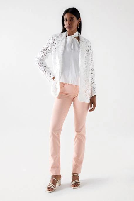 JEANS SALSA SECRET PUSH IN SLIM Saumon 4 JEANS SALSA SECRET PUSH IN SLIM Saumon – Image 4