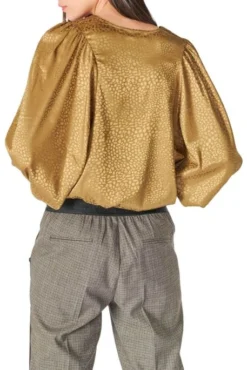 Chemise LE TEMPS DES CERISES CAPRIA Toffee -Promos Femme T-Shirt Magasin tdc fcapria 8063 toffee 3