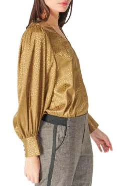 Chemise LE TEMPS DES CERISES CAPRIA Toffee -Promos Femme T-Shirt Magasin tdc fcapria 8063 toffee 4