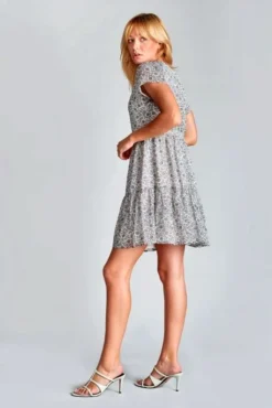 Robe LE TEMPS DES CERISES CHARDON Black/White