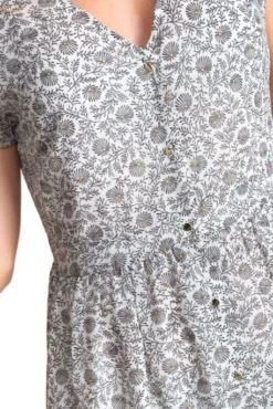 Robe LE TEMPS DES CERISES CHARDON Black/White -Promos Femme T-Shirt Magasin tdc fchardon00000mc 0432 black 4