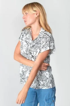 Chemise LE TEMPS DES CERISES Dahlia Black -Promos Femme T-Shirt Magasin tdc fdahlia000000sm 0432 5