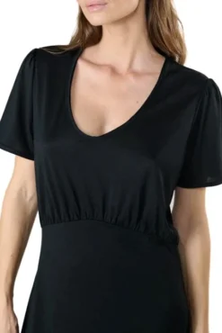 Robe Longue LE TEMPS DES CERISES ORIENT Black -Promos Femme T-Shirt Magasin tdc forient000000mc 0001 black 4