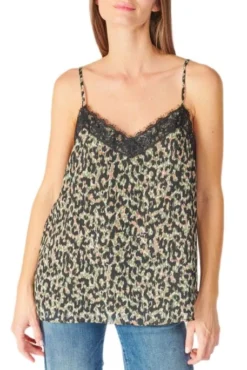 Débardeur LE TEMPS DES CERISES SCOTT Green Leo