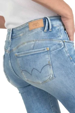 LE TEMPS DES CERISES Jean TEMPS DES CERISES FLIP PULP SLIM Bleu -Promos Femme T-Shirt Magasin tdc jfflip00w1337 5
