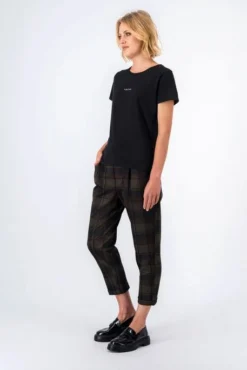 Pantalon TEDDY SMITH Dark Ebene -Promos Femme T-Shirt Magasin teddy 30116372 590a 3