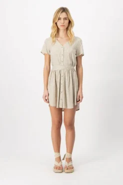 Robe TEDDY SMITH PINY Beige -Promos Femme T-Shirt Magasin teddy 30616389 222 3