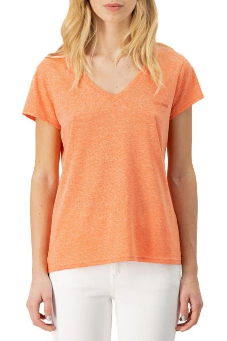 Tee-Shirt TEDDY SMITH NARCY Tangerine 1 Tee-Shirt TEDDY SMITH NARCY Tangerine