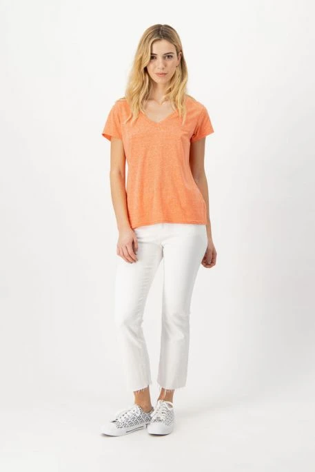 Tee-Shirt TEDDY SMITH NARCY Tangerine 2 Tee-Shirt TEDDY SMITH NARCY Tangerine â Image 2