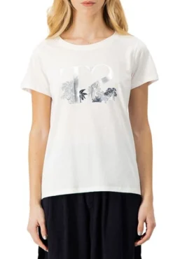 Tee-Shirt TEDDY SMITH LAURA Middle White