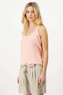 Débardeur TEDDY SMITH DEBY 2 Rose -Promos Femme T-Shirt Magasin teddy 31116432 736f 3