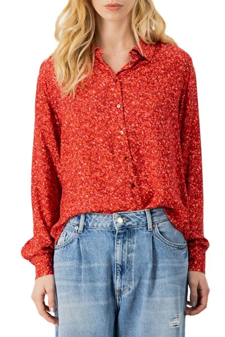 Chemise TEDDY SMITH LARA Red 3 Chemise TEDDY SMITH LARA Red – Image 3