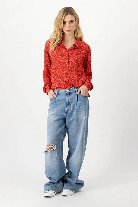 Chemise TEDDY SMITH LARA Red 2 Chemise TEDDY SMITH LARA Red – Image 2