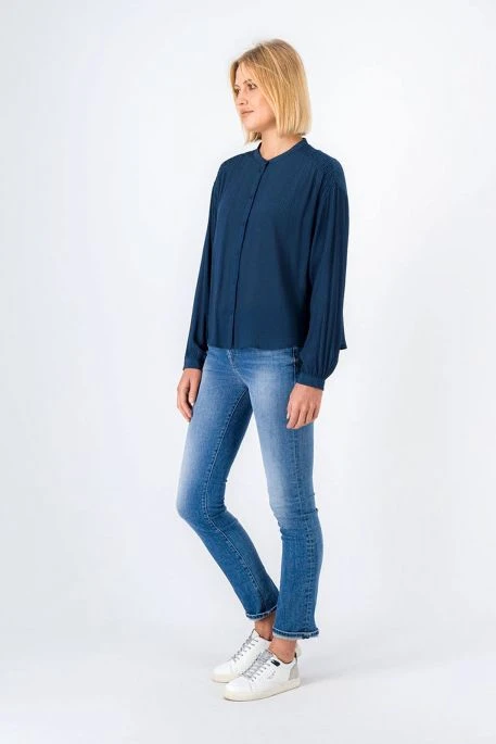 Chemise TEDDY SMITH KIM Métal Blue 2 Chemise TEDDY SMITH KIM Métal Blue – Image 2