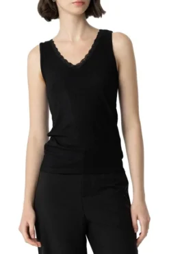 Débardeurs Lot De 2 TIFFOSI Noirs -Promos Femme T-Shirt Magasin tiffosi 26368 2