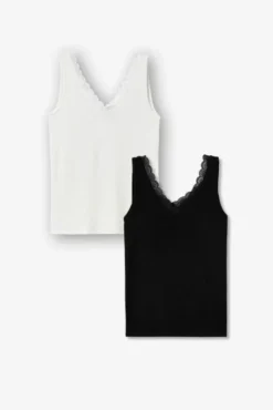 Débardeurs Lot De 2 TIFFOSI Noirs -Promos Femme T-Shirt Magasin tiffosi 26368 5