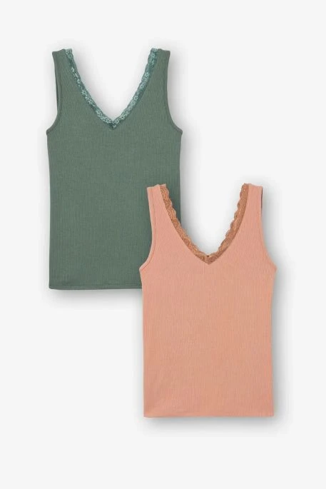 Débardeurs Lot De 2 TIFFOSI Vert 4 Débardeurs Lot De 2 TIFFOSI Vert – Image 4