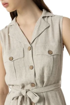 Robe TIFFOSI FAVO Sable -Promos Femme T-Shirt Magasin tiffosi 26690 5