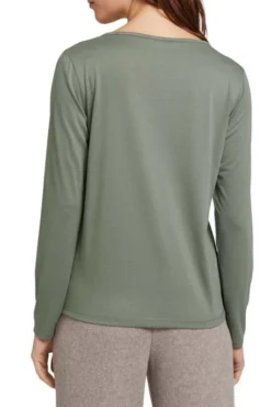 Tee Shirt TOM TAILOR NOEUD Olive -Promos Femme T-Shirt Magasin tom tailor 22216 2
