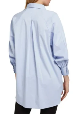 Chemise TOM TAILOR Brunnera Blue -Promos Femme T-Shirt Magasin tt 22618 2