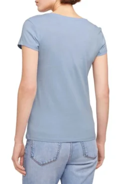 Tee-shirt TOM TAILOR Brunnera Blue -Promos Femme T-Shirt Magasin tt 23587 2