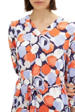 Robe TOM TAILOR Navy 7 Robe TOM TAILOR Navy -Promos Femme T-Shirt Magasin tt 24324 4