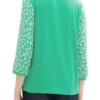 Tee Shirt TOM TAILOR FLORAL DESIGN Green