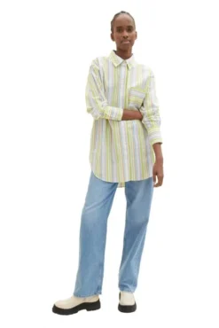 Chemise TOM TAILOR RAYEE MUlticolor 6 Chemise TOM TAILOR RAYEE MUlticolor -Promos Femme T-Shirt Magasin tt 24718 4