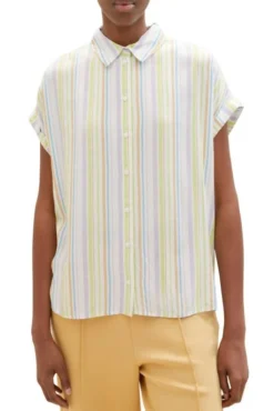 Chemise TOM TAILOR RAYE Multicolor