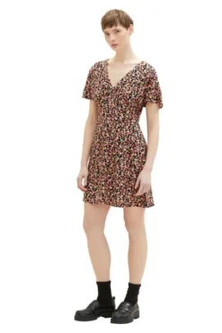 Robe TOM TAILOR LIBERTY Black -Promos Femme T-Shirt Magasin tt 24935 3