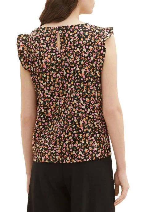 Top TOM TAILOR Black Flower 3 Top TOM TAILOR Black Flower – Image 3