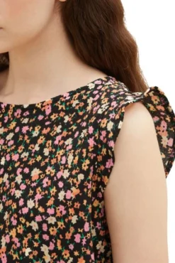Top TOM TAILOR Black Flower