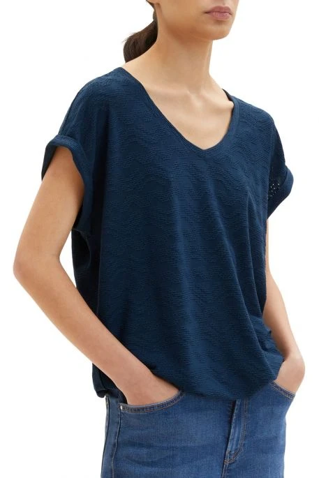 Top TOM TAILOR Navy 2 Top TOM TAILOR Navy – Image 2