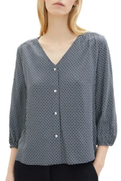 Chemise TOM TAILOR GEOMETRIQUE Navy