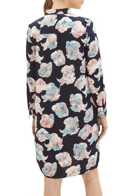 Robe TOM TAILOR FLOWER Black 1 Robe TOM TAILOR FLOWER Black