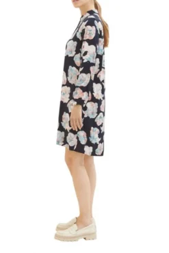 Robe TOM TAILOR FLOWER Black 6 Robe TOM TAILOR FLOWER Black -Promos Femme T-Shirt Magasin tt 25280 3