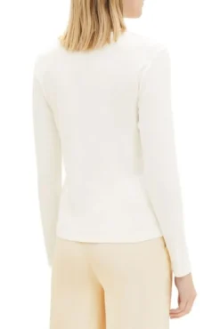 Tee-shirt Femme TOM TAILOR Whisper White